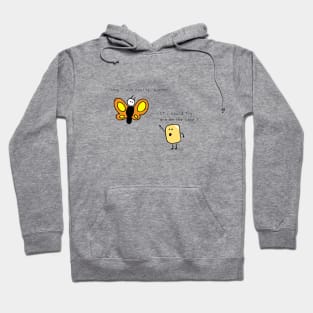 butter and butterfly Hoodie